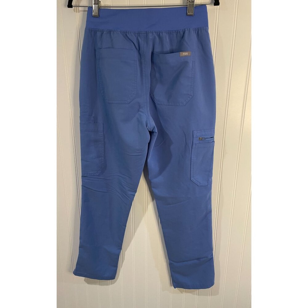Figs Womens Technical Collection Jogger Scrub Pants In Blue S Adjustable Waist - Picture 2 of 12